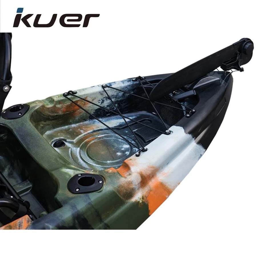 KUER RODSTER, Пластиковый Каяк, рыбацкая лодка, каяк