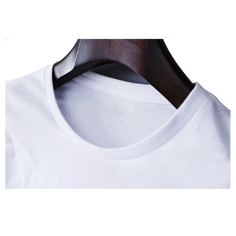 
30% Polyester 70% Cotton High Quality Plain 130 Gsm T-shirt Hot Selling Free Printing 