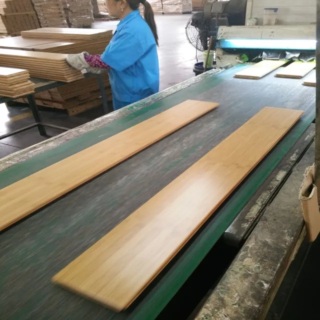 Лидер продаж, традиционное карбонизированное Горизонтальное бамбуковое напольное покрытие для помещений