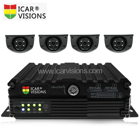 
sd card mdvr 2016 new products H.264 8 channel 3G mobile dvr 