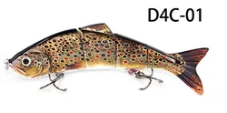 4 Sections Artificial Hard Multi Jointed Fishing Lure 250mm 145g Big Fish Lure Wobbler Musky Saltwater Sectional Fishing Lures