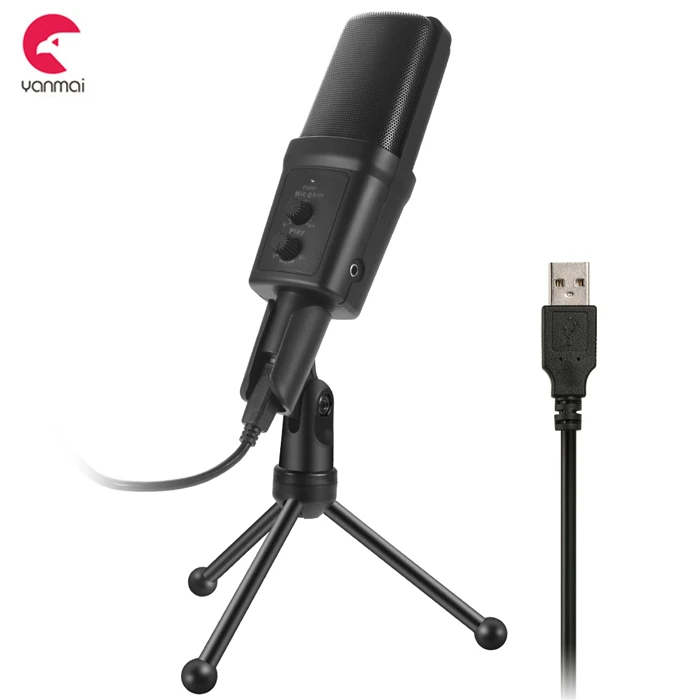 Премиум-класса, подарок на Рождество, SF-970 Микрофон Студийный, usb микрофон конденсаторный микрофон