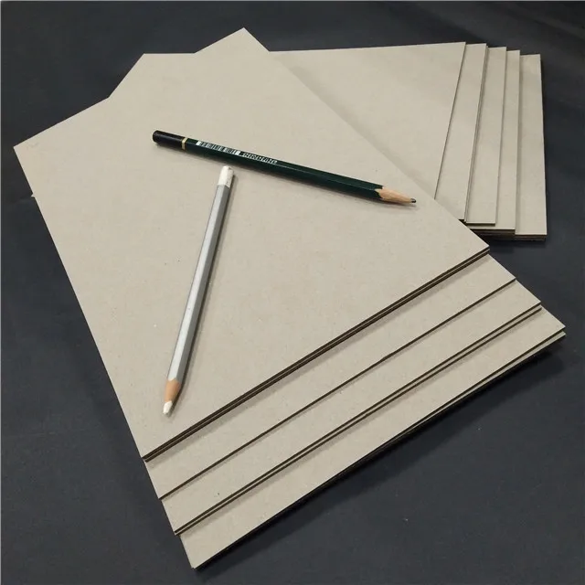 
grey board 3.0mm 4.0mm two side binding board gray board for paper boxes 