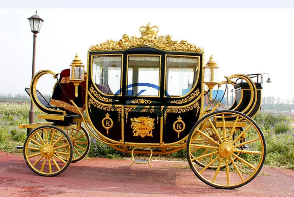 
Royal horse carriage Luxurious carriage can be customized 