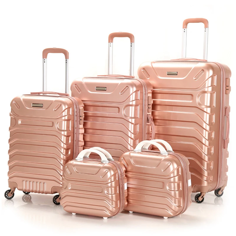 Hard Shell Trolley Bags Quilted Carry-on Luggage Sets Ladies Handbags