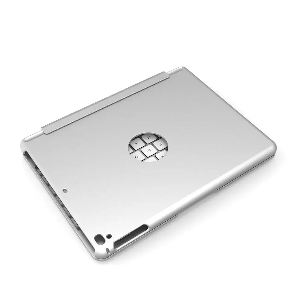 New design Factory price BT Wireless Folding Keyboard, Mini Foldable RGB Wireless Keyboard case for ipad 9.7