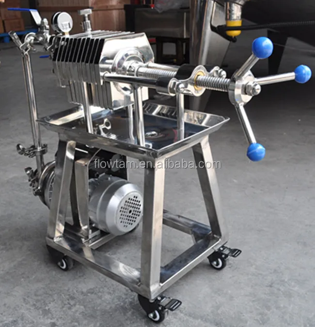 Beer/ wine filter press /plate and frame filter press machine for wine