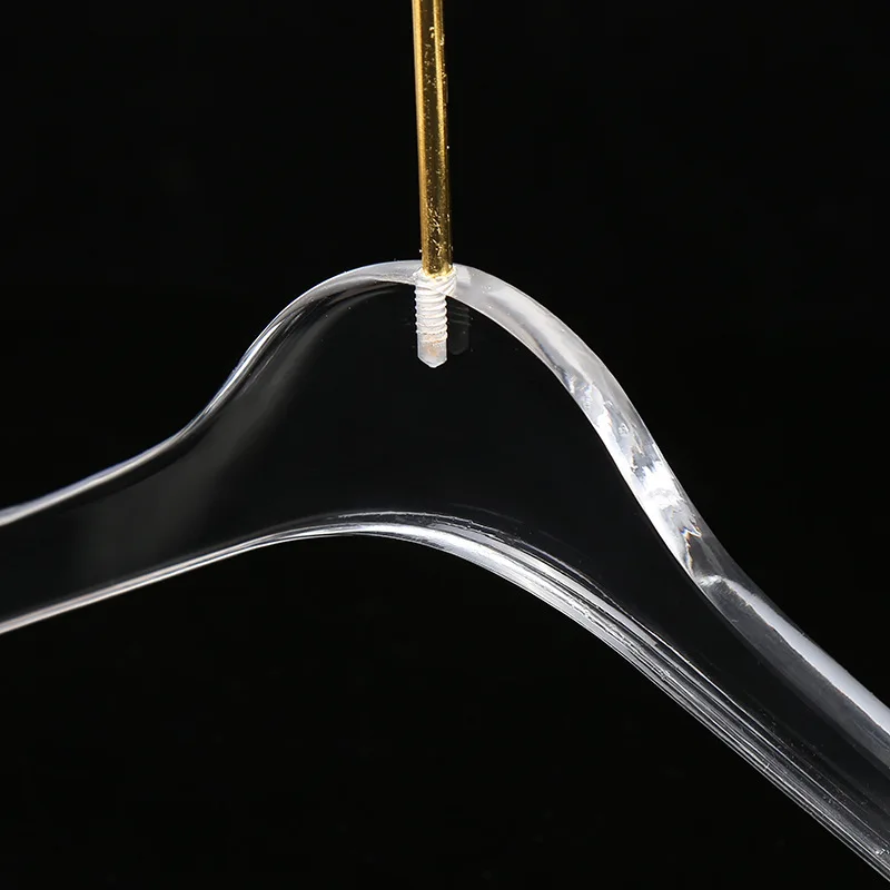 Clothes Hanger Factory Acrylic Transparent Hanger Clear boutique hangers