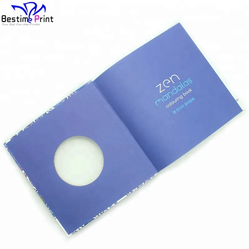 Customized Hardcover Perforated Pages Coloring Book Printing Services