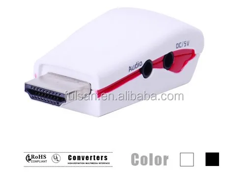 Hdmi to VGA Adapter with Power and Audio