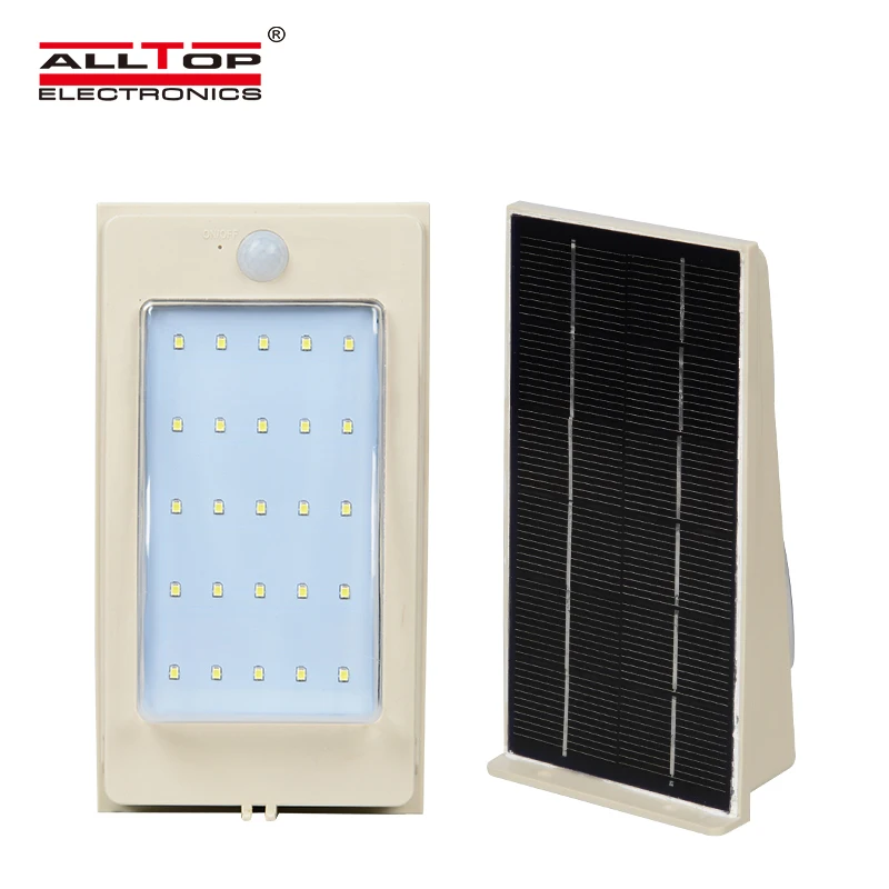 ALLTOP 2021 Popular Solar Lighting Outdoor Garden Wall Mounted Sensor LED Solar Wall Light