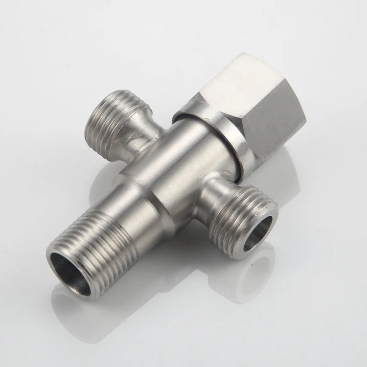 304 Stainless Steel Valve manufacturer 3 way angle valve