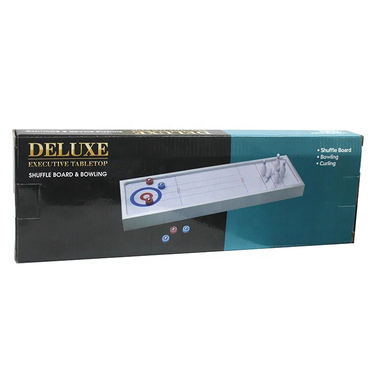 Роскошная металлическая алюминиевая Настольная мини-игра в боулинг 3 в 1