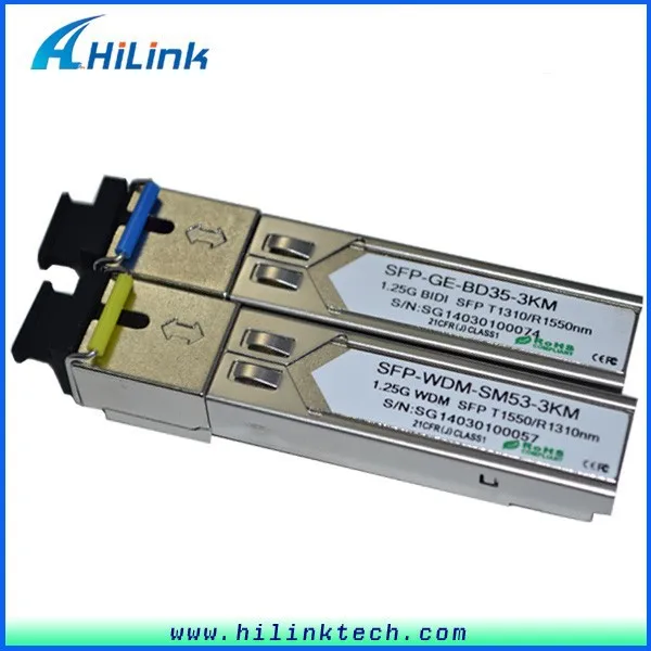 3 года гарантии одиночный режим sfp-1000 база 3km биди sfp модуль