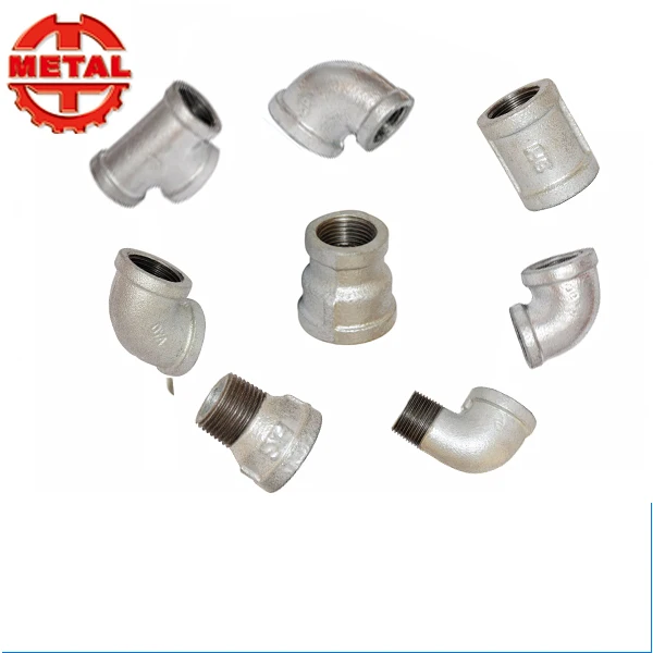 
plumbing materials sanitary male female threaded screwed galvanized pipe fitting 