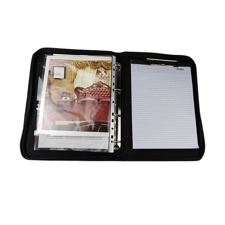 Portfolio Organiser Ring Binder Conference A4 Presentation Folder Case Multifunctional Notebook
