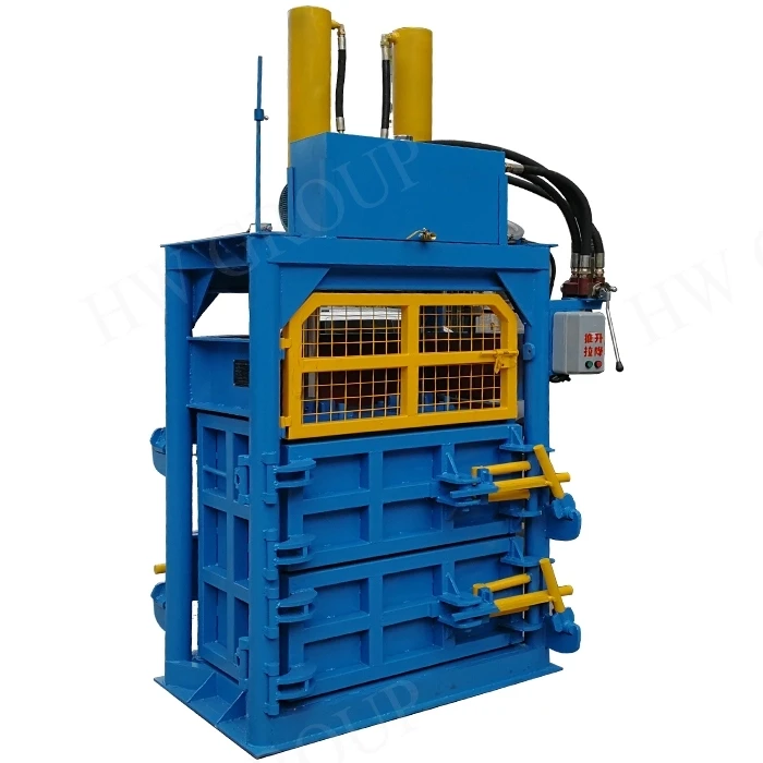 Textile and used Cloth baler machine used clothing baling press machine,baler machine for used clothing