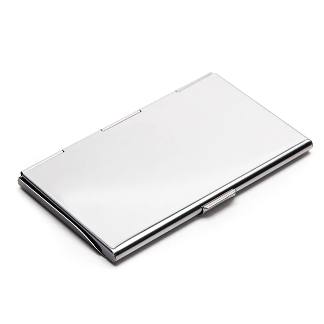 Promotion Stylish Metal Business Card Case/ Custom logo