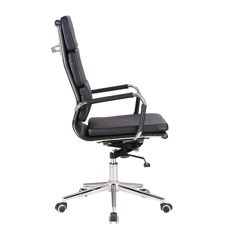 Modern high back ergonomic leather executive upholstered office computer chair