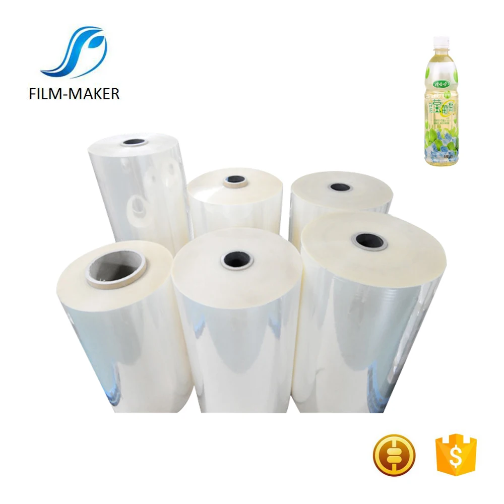 Popular Solvent 50 microns PVC Transparent Shrink Film