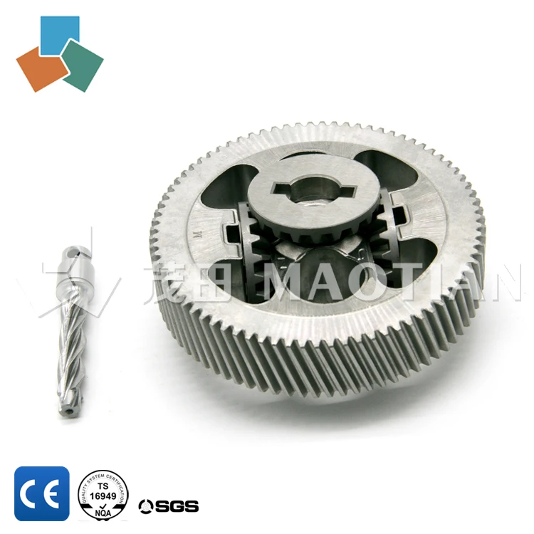 
Wholesale high quality standard size compound worm gear set low noise / cnc machining aluminum parts / dual shaft 
