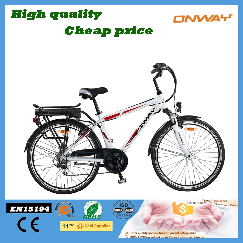 EN15194 дешевые городской электрический bicyle с задним carrier battery