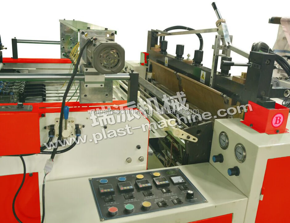 bottom sealing thick fly knife plastic cutting bag making machine