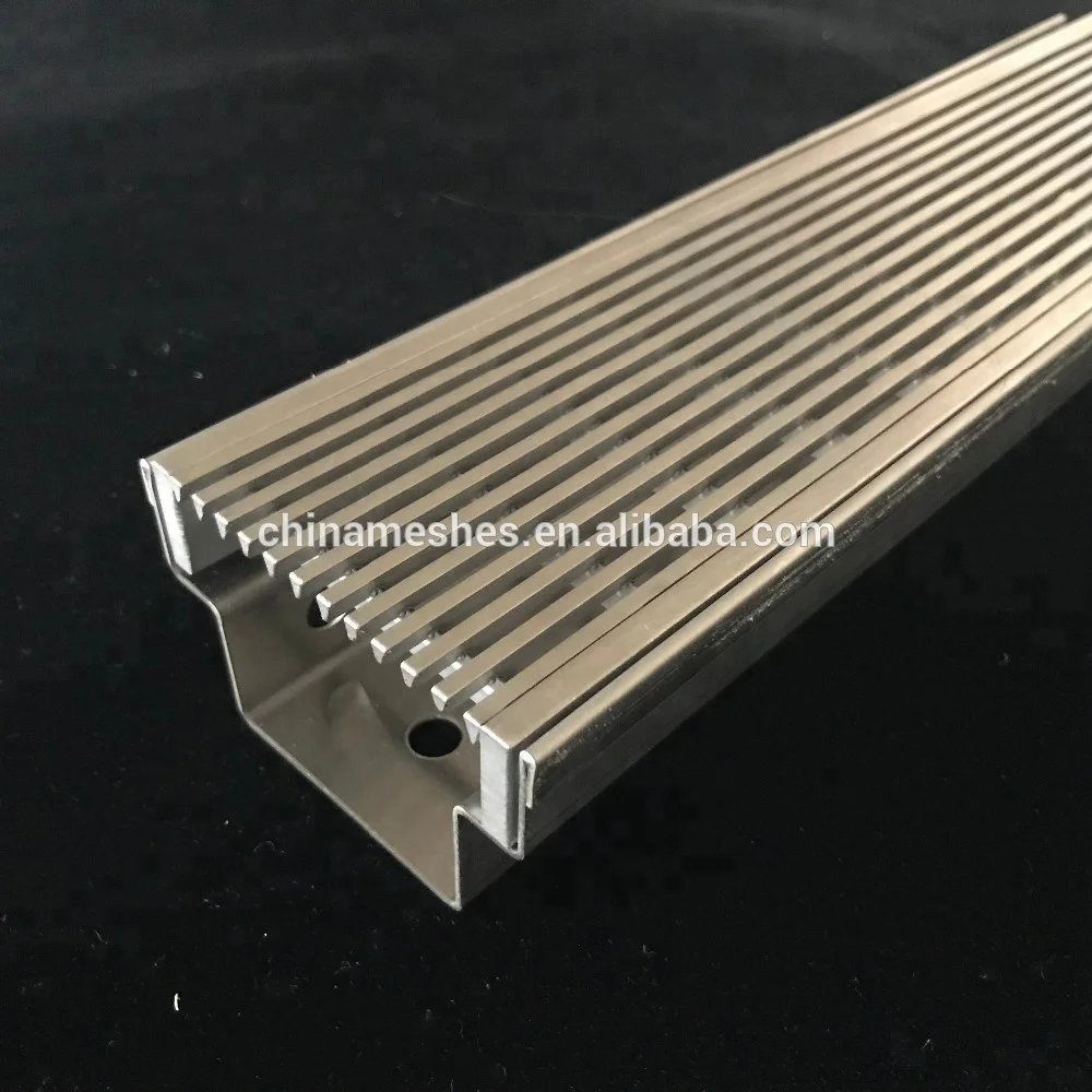 SS 304 316 stainless steel swimming pool overflow grating/drainage trays