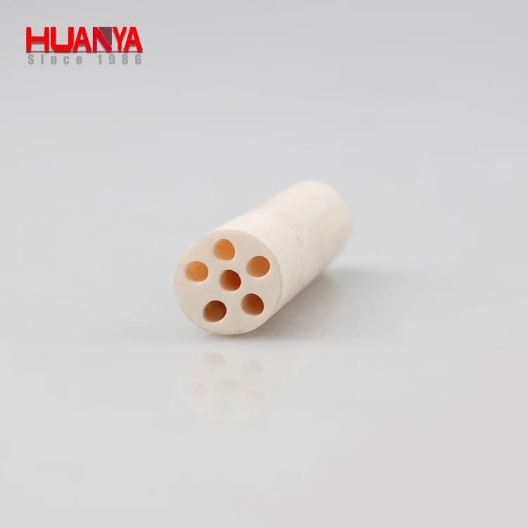 
 Высококачественная 95% ~ 99% алюминиевая керамическая трубка для термопары  