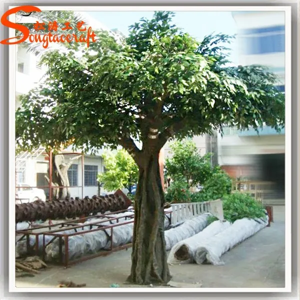 outdoor landscape decorative large cheap artificial trees metal tree and plant for sale