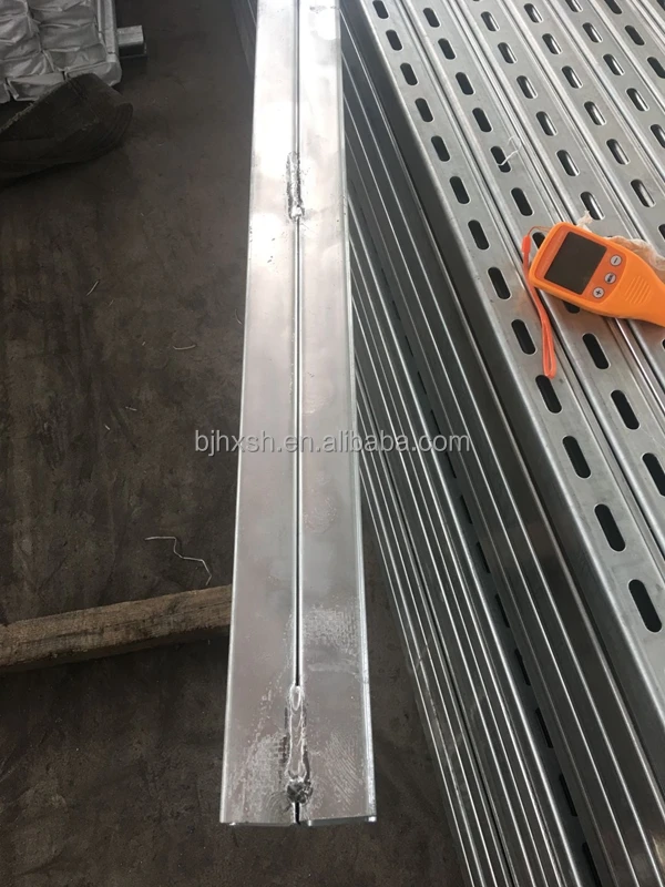Galvanized steel beam double c channel section for building system