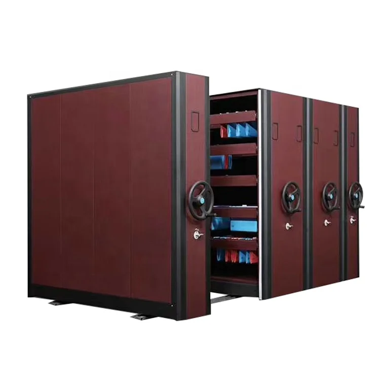 Mobile Filing Cabinet  Dense shelf for library In promotion 2022 Compact Shelving System