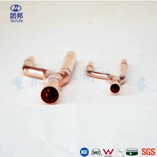 Central Air Conditioner Copper Disperse Pipe Branch Pipe  for Daikin 33T VRF System