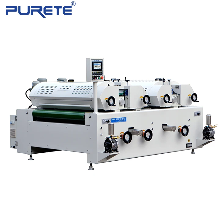 Ролик покрытие УФ PU лакокрасочное покрытие машины