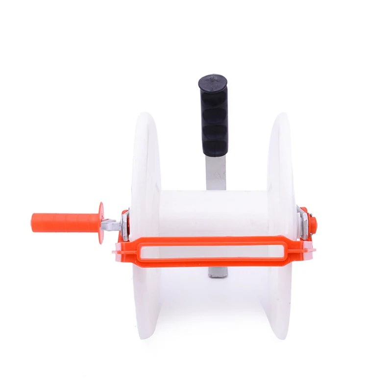 Electric fence winding spinning plastic reel for tape wire rope