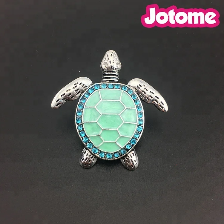 
Jewelry Sets 48mm green enamel rhinestone sea turtle designer charms animal pendant necklaces 