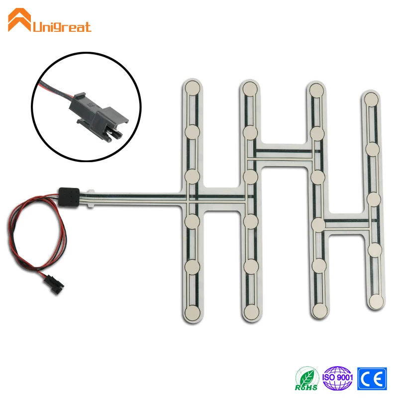 
235X315 mm occupant detection airbag bypass seat occupancy sensor mat emulator for car bus use human weight pressure sensor 