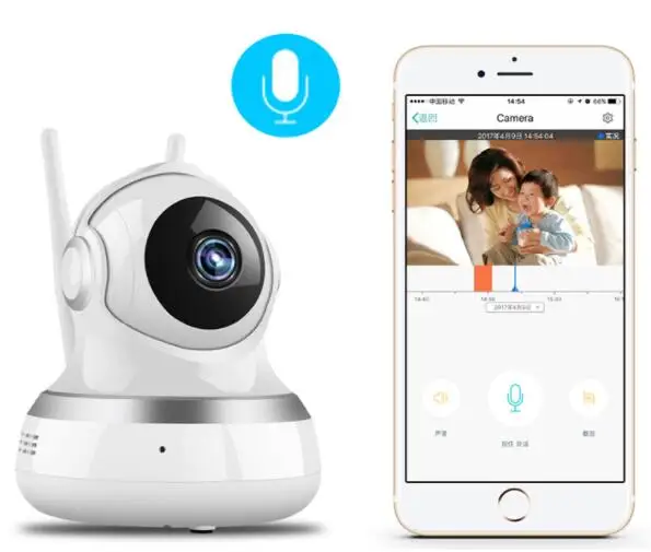 5MP 3MP security wifi ip wireless camera h.265 4k  indoor 360 degree ehome app