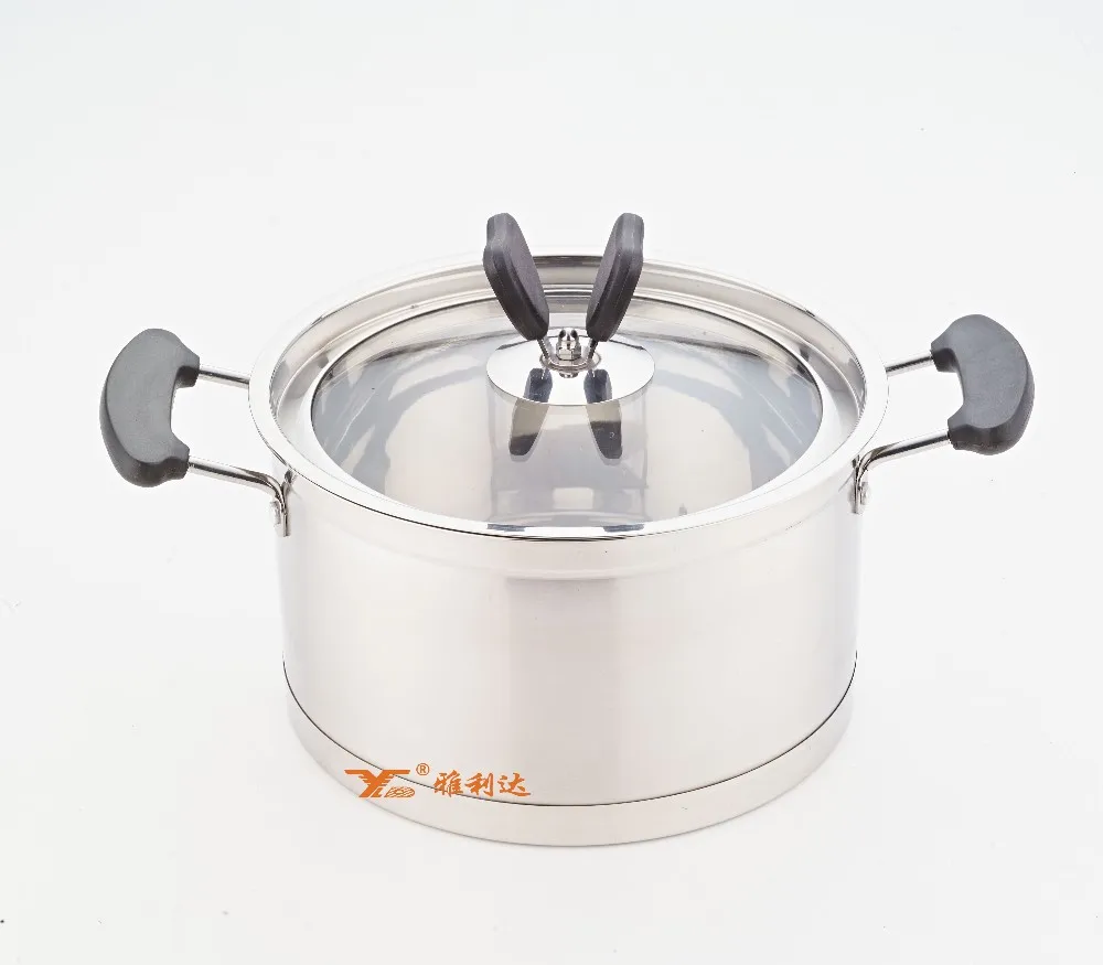 Kitchen 6 pcs saucepan stainless steel Casserole Set