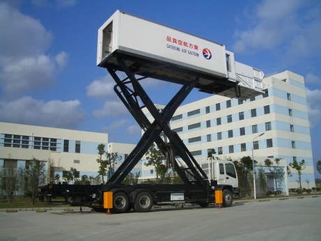 aircraft aviation airport foodstuff food vehicle/ A380 catering service truck