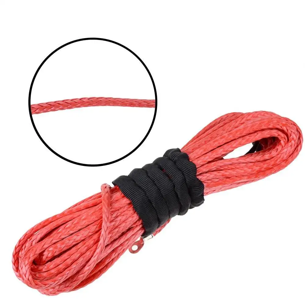 12v 24v winch motor controller 7mm Synthetic Winch Rope For 4x4 Car