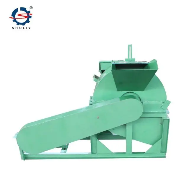 China best supplier charcoal palm leaves waste wood hammer mill crusher