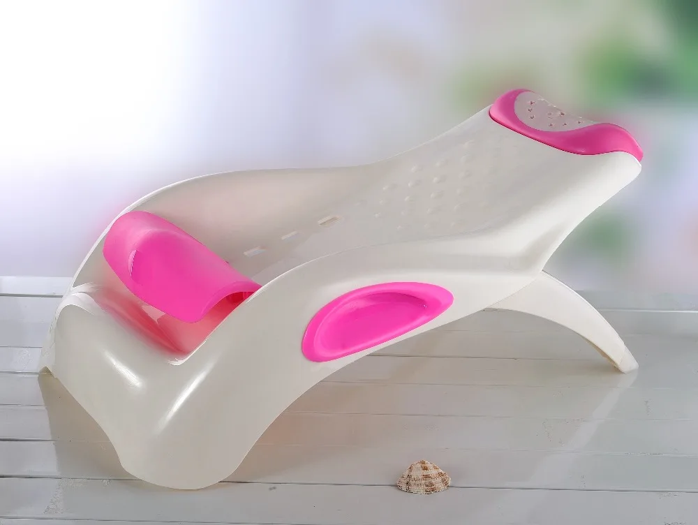 
2016 Newest small shampoo chair plastic baby folding shower chair 