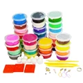 24 Colors Clay 12 Colors Foam Playdough Children s Educational Toys Play Doh DiY Handgum Intelligent