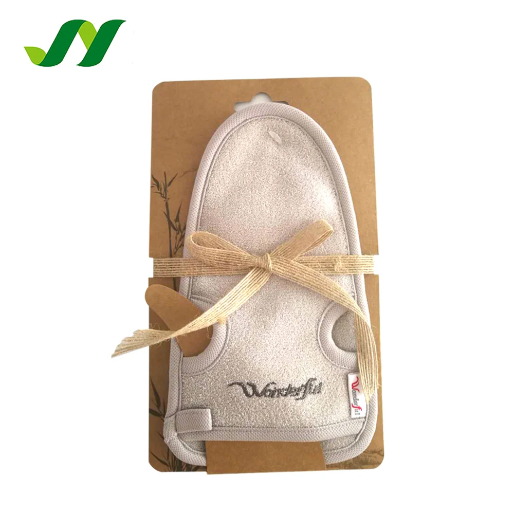 Golden Brand Peeling Gloves Bath Scrubber Viscose Exfoliating Mitts