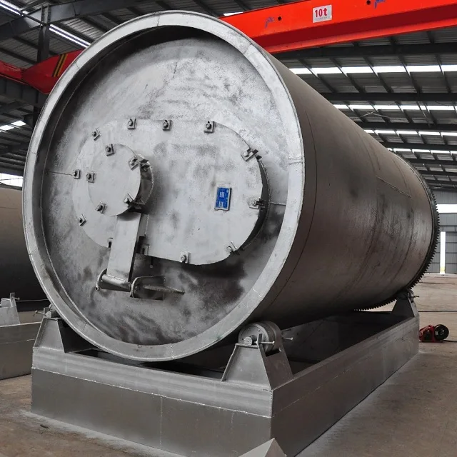  Новейшая установка пиролиза из отходов пластика в нефть мощностью 10 тонн