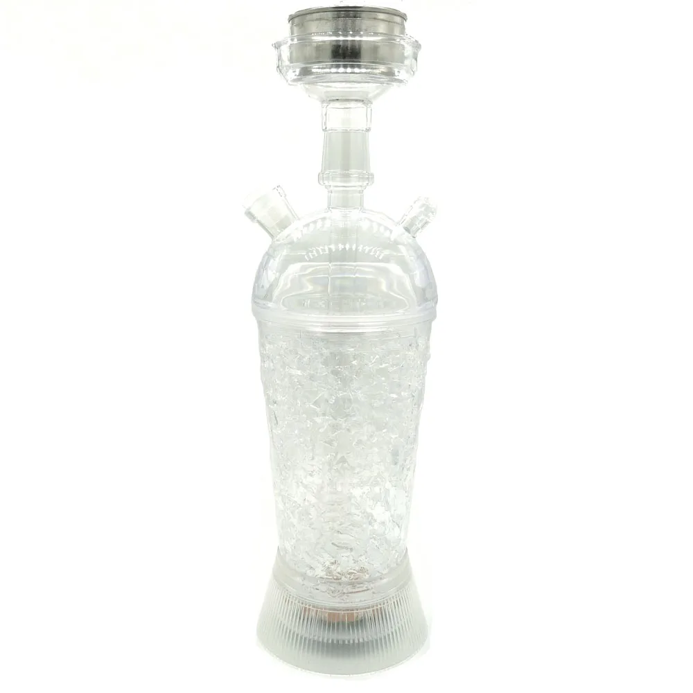 T001 Wholesale Mix Colors Small Size Plastic LED Hookah Shisha