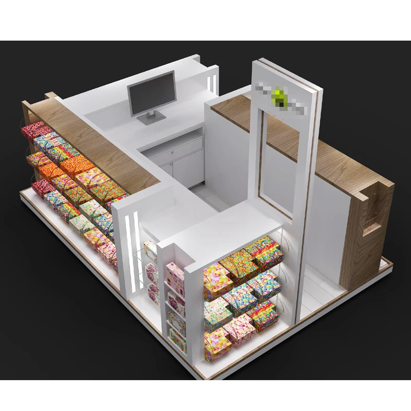 LUX Customized Hand Made Clear White Acrylic Donuts Stand Shelf Candy Display Holder For Shop Wedding Party