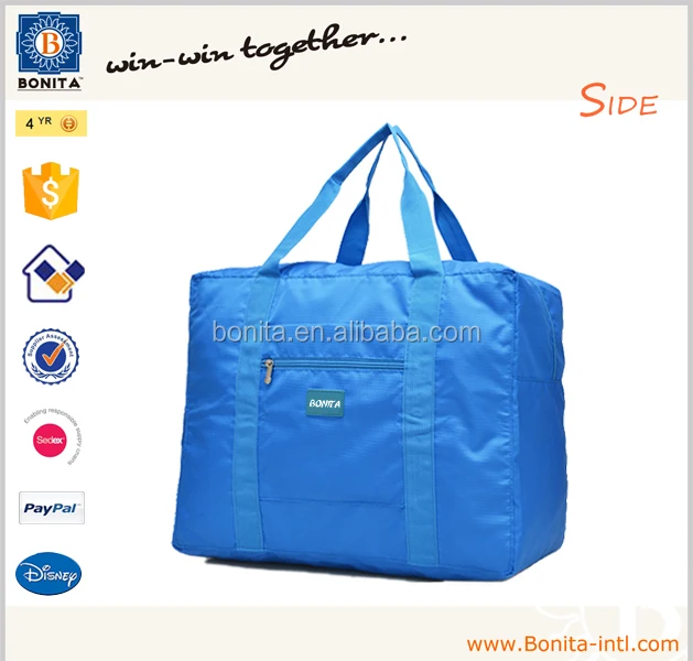 Легко носить открытый складной путешествия расширяемая сумка нейлоновая сумка