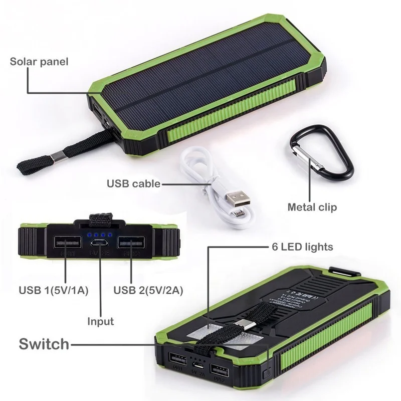 Отличный производитель, лидер продаж, новый продукт, универсальное зарядное устройство на солнечной батарее